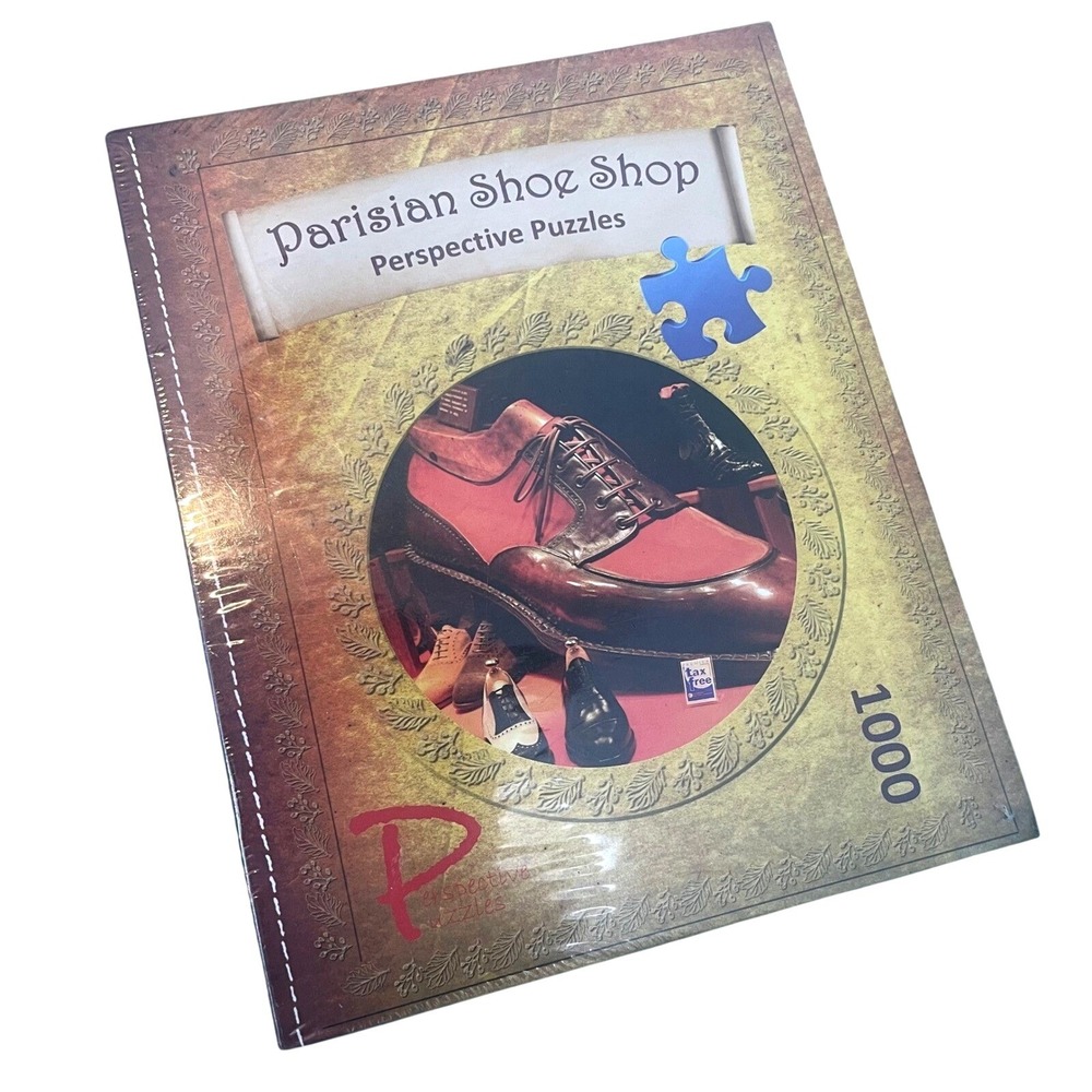 NEW Parisian Shoe Shop Perspective Puzzles 1000 Piece Jigsaw Puzzle‎ New Sealed